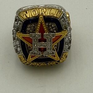 Houston Astros 2022 World Champions Replica Baseball Ring Cristian Javier